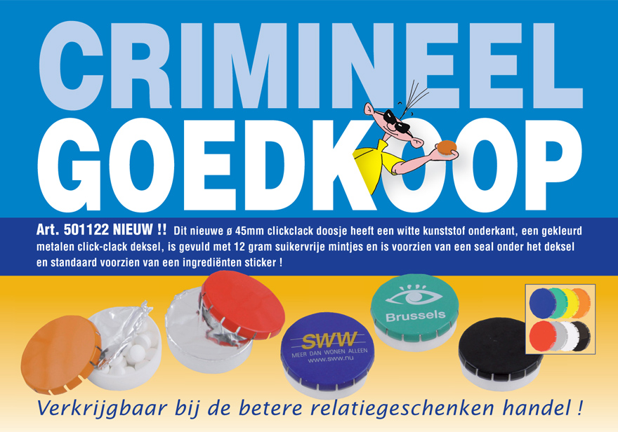 businessgift Clicktins by Premo.nl - relatiegeschenken groothandel